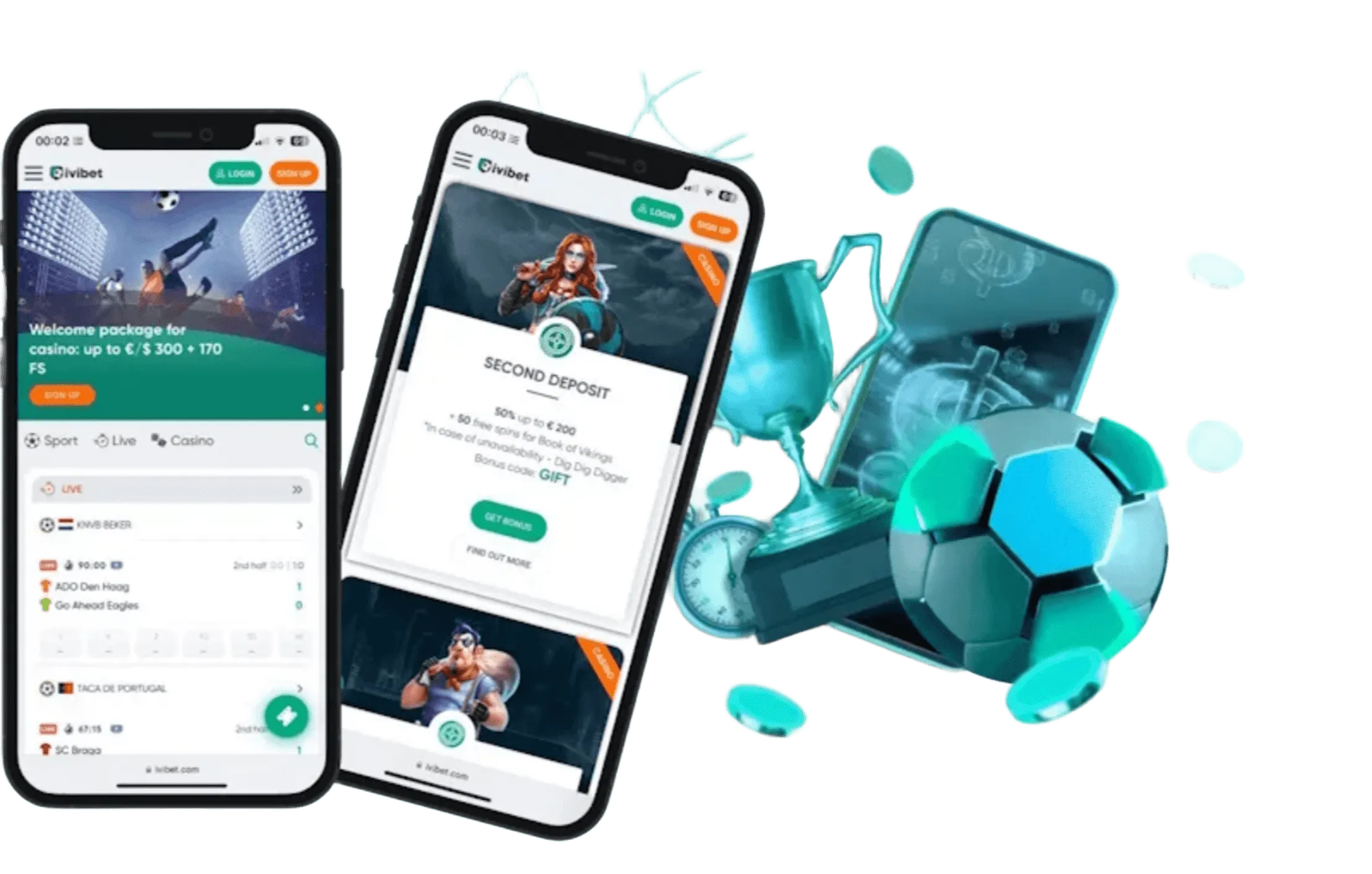 IviBet Casino App Screenshot